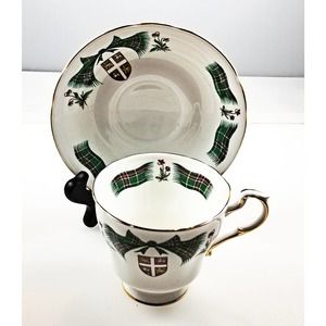 Royal Adderley NEWFOUNDLAND TARTAN Cup & Saucer